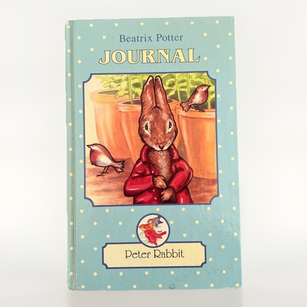 Beatrix Potter Peter Rabbit Hardcover Journal Landoll's 1995 Lined Pages Vintage